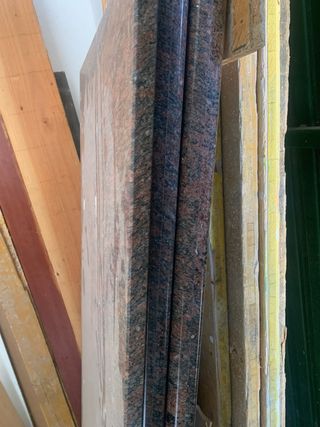 3 Encimeras Rojo Granito/Mármol