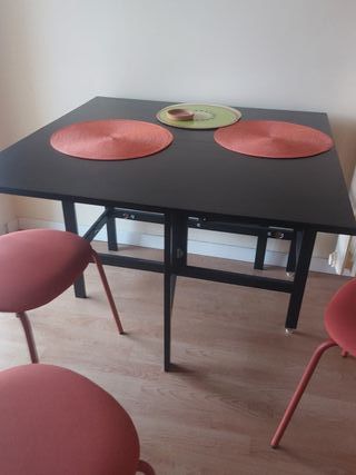 Mesa plegable Ikea Barsviken negra