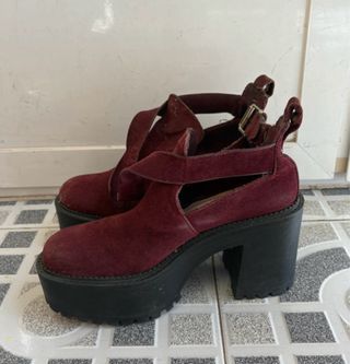 Botines de tacón con plataforma