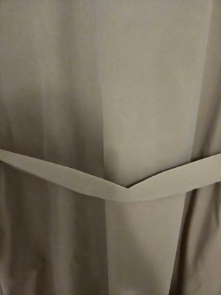 Gabardina Beige Doble Botonadura