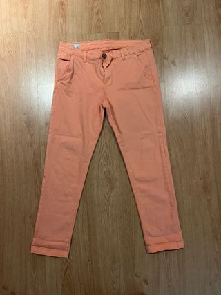 Pantalón Pepe Jeans Talla 31 Naranja Elástico