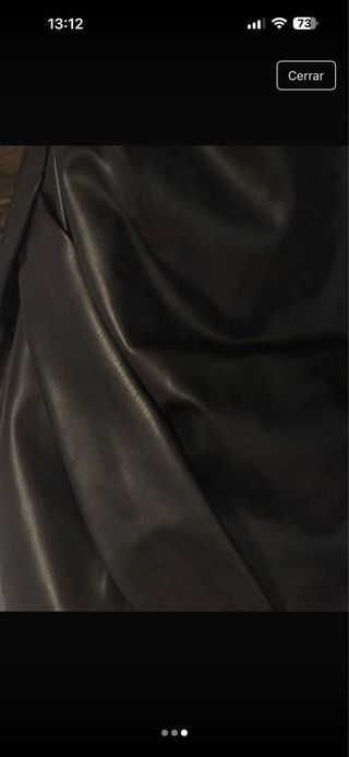 Falda efecto piel talla S