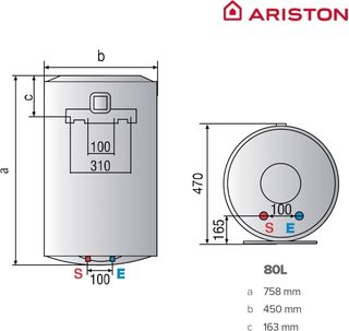 Ariston Lydos Wifi Termo Eléctrico 80L