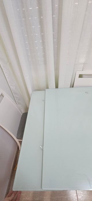 Mesa Comedor Cristal Extensible