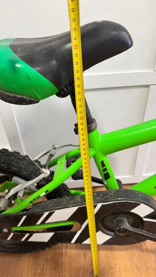 Bicicleta infantil verde ATRACTOR