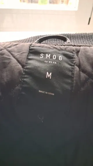 Chaqueta bomber negra