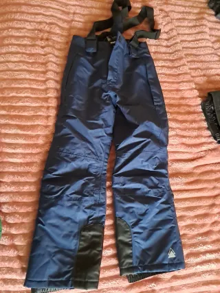 Pantalón de esquí infantil azul
