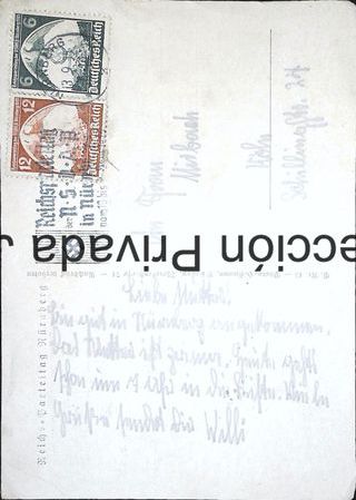 Postal oficial Reichsparteitag 1935