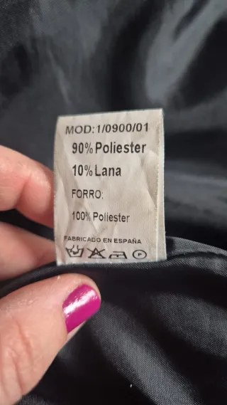 Chaquetón ANDYUS 3/4 Negro/Gris