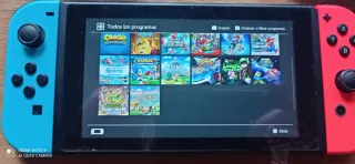 Nintendo Switch con juegos