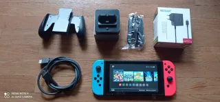 Nintendo Switch con juegos
