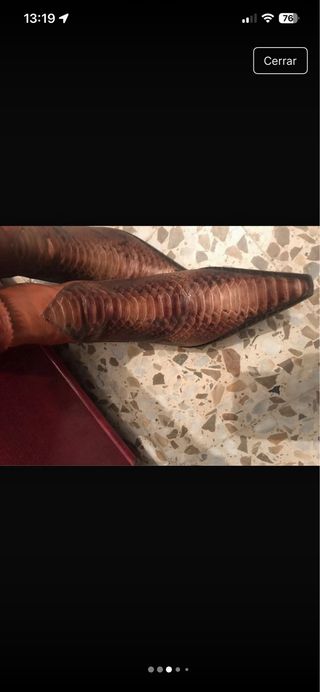 Botas de piel marrones