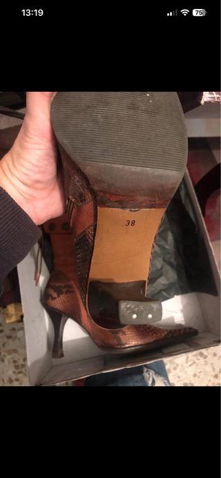 Botas de piel marrones