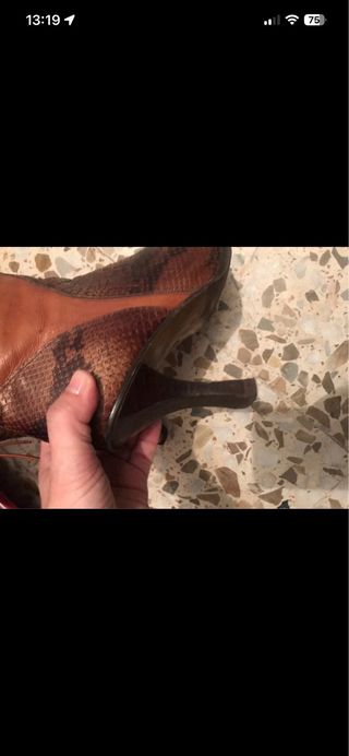 Botas de piel marrones