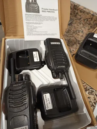 8 Walkie Talkies Proster 888S PMR/FRS