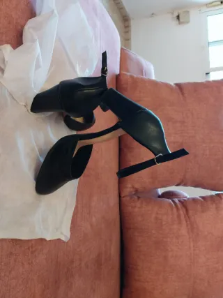 Zapatos de tacón negros mujer