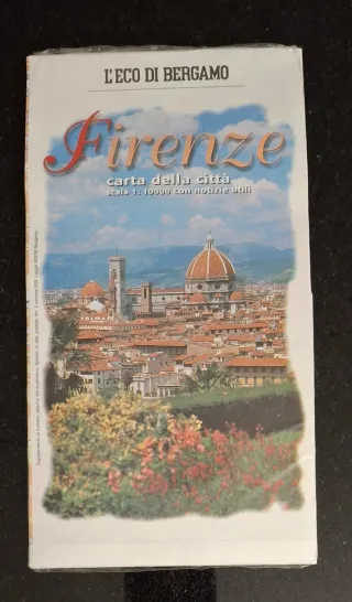 Carta della città Firenze L'Eco di Bergamo