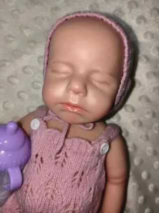 Muñeca Reborn Silicona Bebé