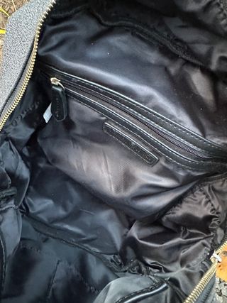 Mochila Valentino Negra y Plateada