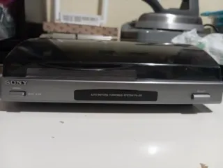 Tocadiscos Sony PS-J20 Plata/Negro