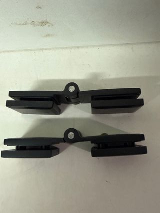 2 Bisagras para puerta de cristal