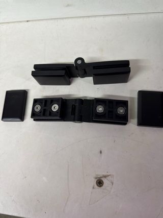 2 Bisagras para puerta de cristal