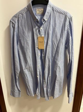 Camisa Sfera Rayas Azul Talla L