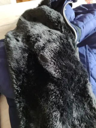 Abrigo Mango Mujer Talla XL Azul