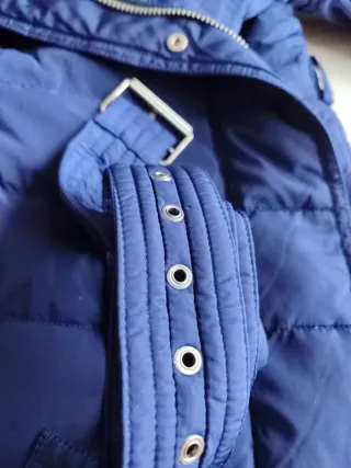 Abrigo Mango Mujer Talla XL Azul