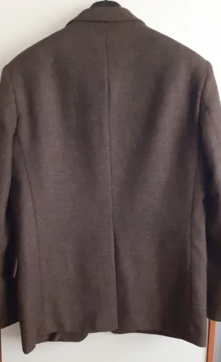 Giacca lana marrone vintage