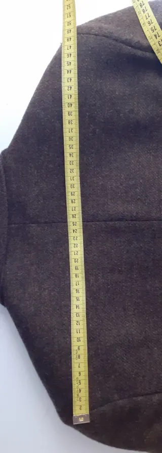 Giacca lana marrone vintage