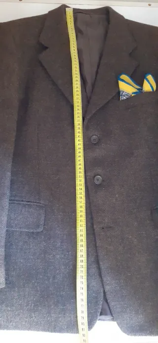 Giacca lana marrone vintage