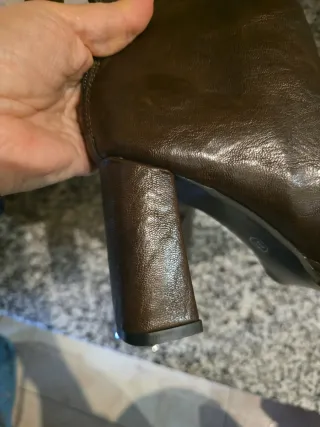 Botines marrones mujer