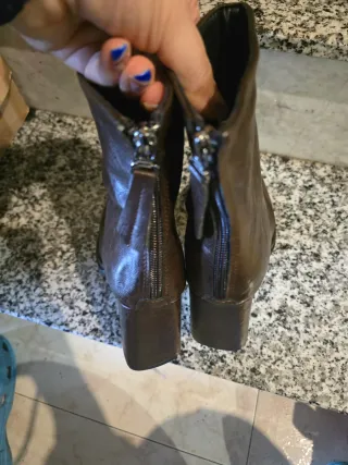 Botines marrones mujer