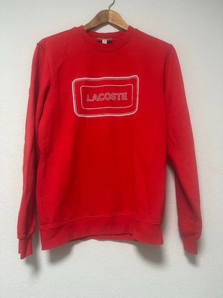 Sudadera Lacoste Roja