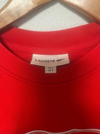 Sudadera Lacoste Roja
