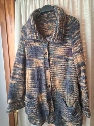 Chaqueta de punto oversize