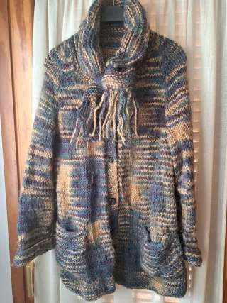 Chaqueta de punto oversize