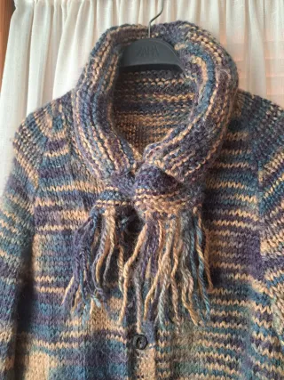 Chaqueta de punto oversize