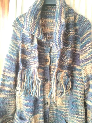 Chaqueta de punto oversize