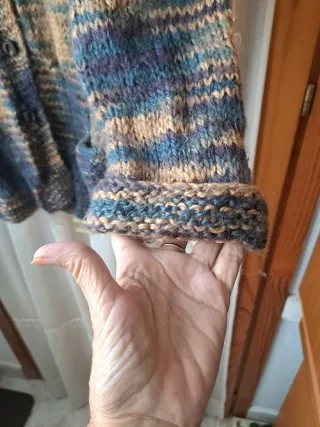 Chaqueta de punto oversize