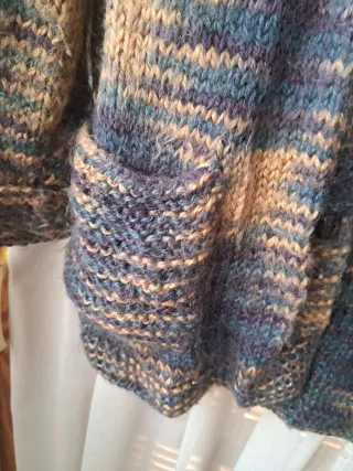 Chaqueta de punto oversize