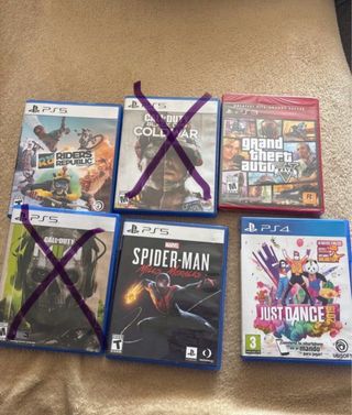 Pack Juegos PS3, PS4 y PS5