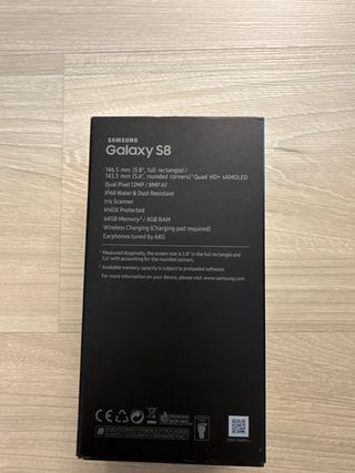 Scatola originale Samsung Galaxy S8 64 GB