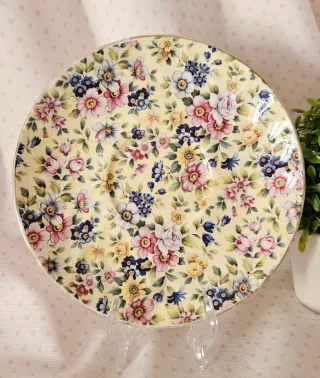 Set di piatti inglesi da tea decoro chinz