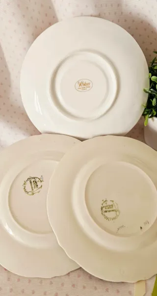 Set di piatti inglesi da tea decoro chinz