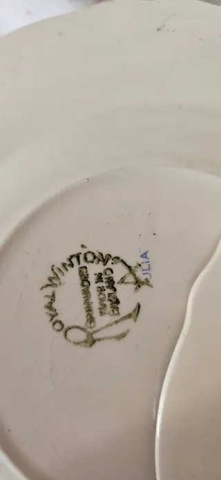 Set di piatti inglesi da tea decoro chinz