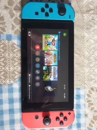 Nintendo Switch Joy-Con Azul y Naranja