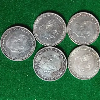 Monedas 100 pts Plata 1966 Francisco Franco