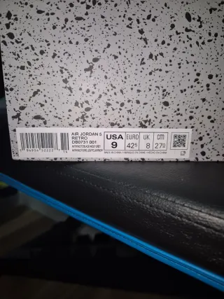 Air Jordan 5 Retro DB0731 Talla 42.5